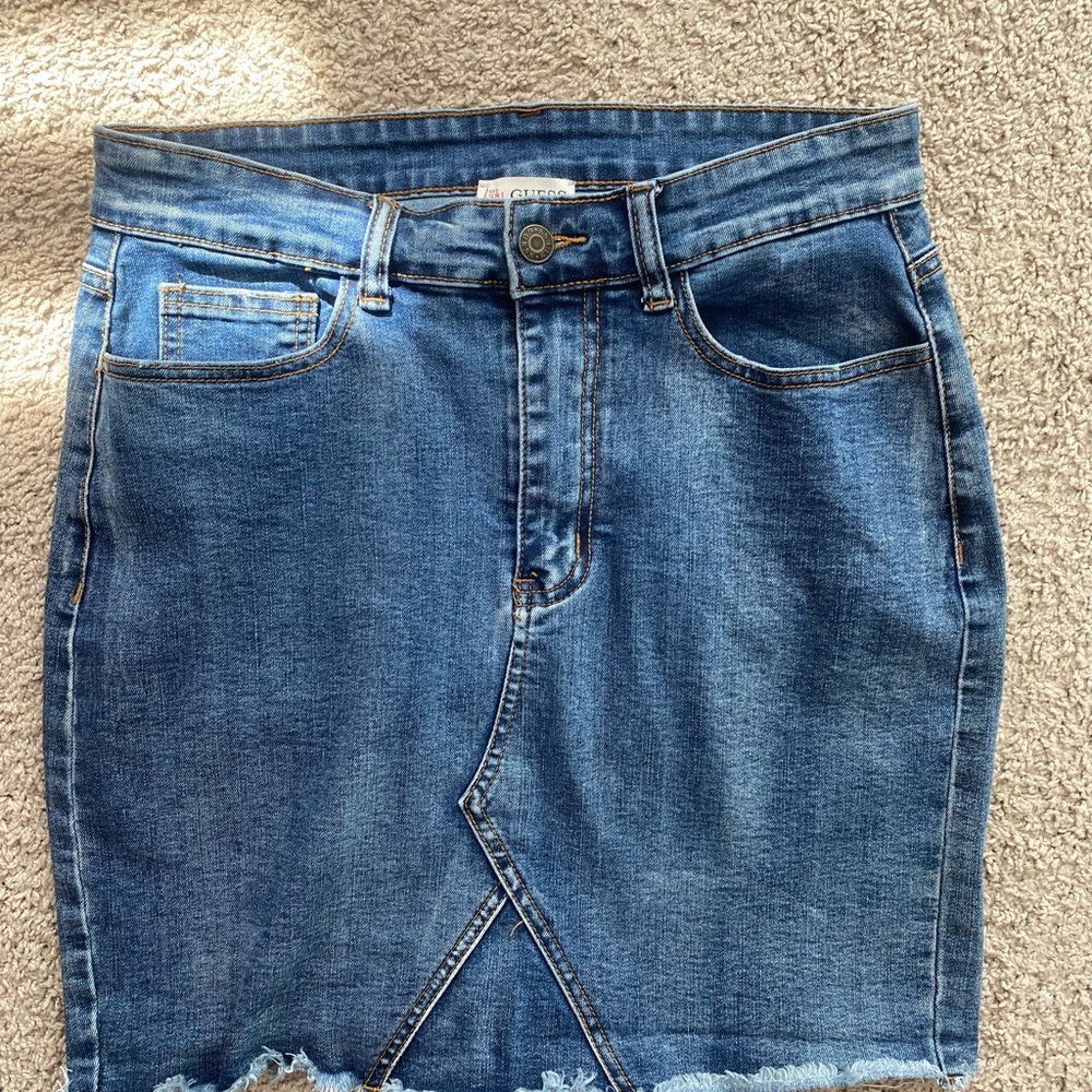 Guess jeans skirt/ M⭐️Host Pick - Picture 5 of 7